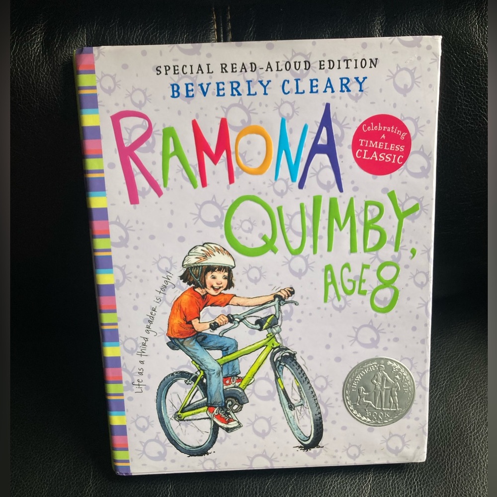 Book (Hardcover): Ramona Quimby, Age 8 by Beverly Cleary; Special Read-Aloud